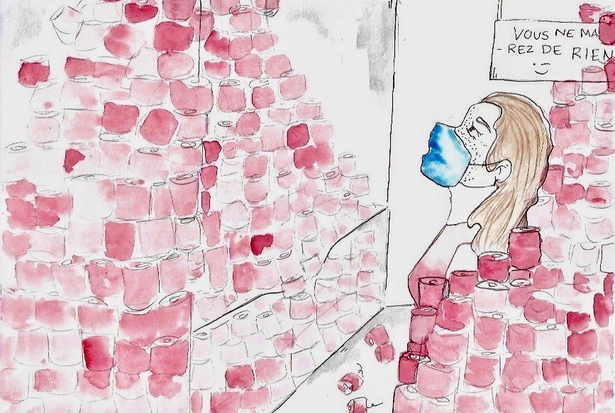 Faire ses courses pendant le confinement (sans se ruer sur les rouleaux de papier toilette…)