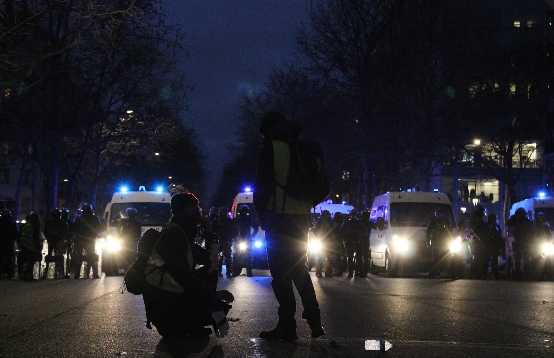 4 000 policiers et gendarmes ont été mobilisés à Paris lors de la manifestation du 31 janvier, 11 000 sur tout le territoire.