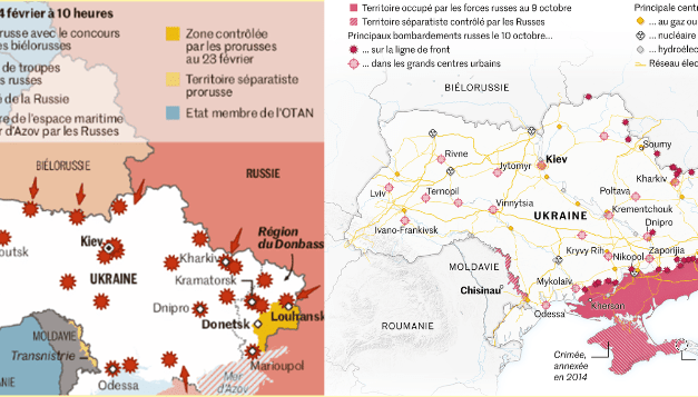 Cartographier la guerre en Ukraine : Comment le journal Le Monde réussit ce travail « pas si facile » ?  